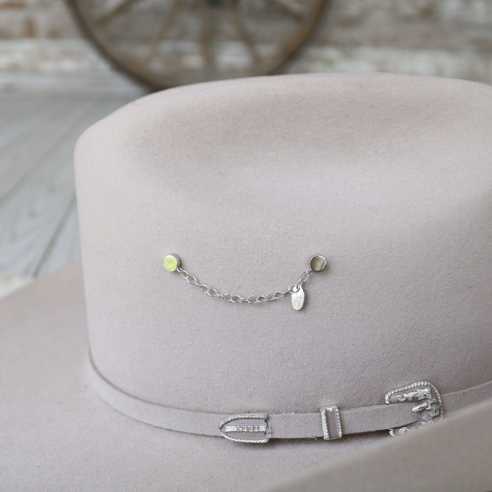 Sterling Silver Hat Charm Chain – Customizable Hat Jewelry