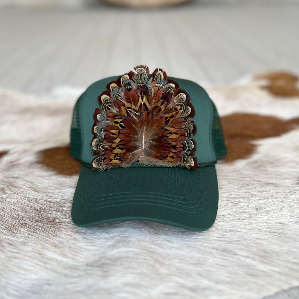 Feathered Trucker Caps