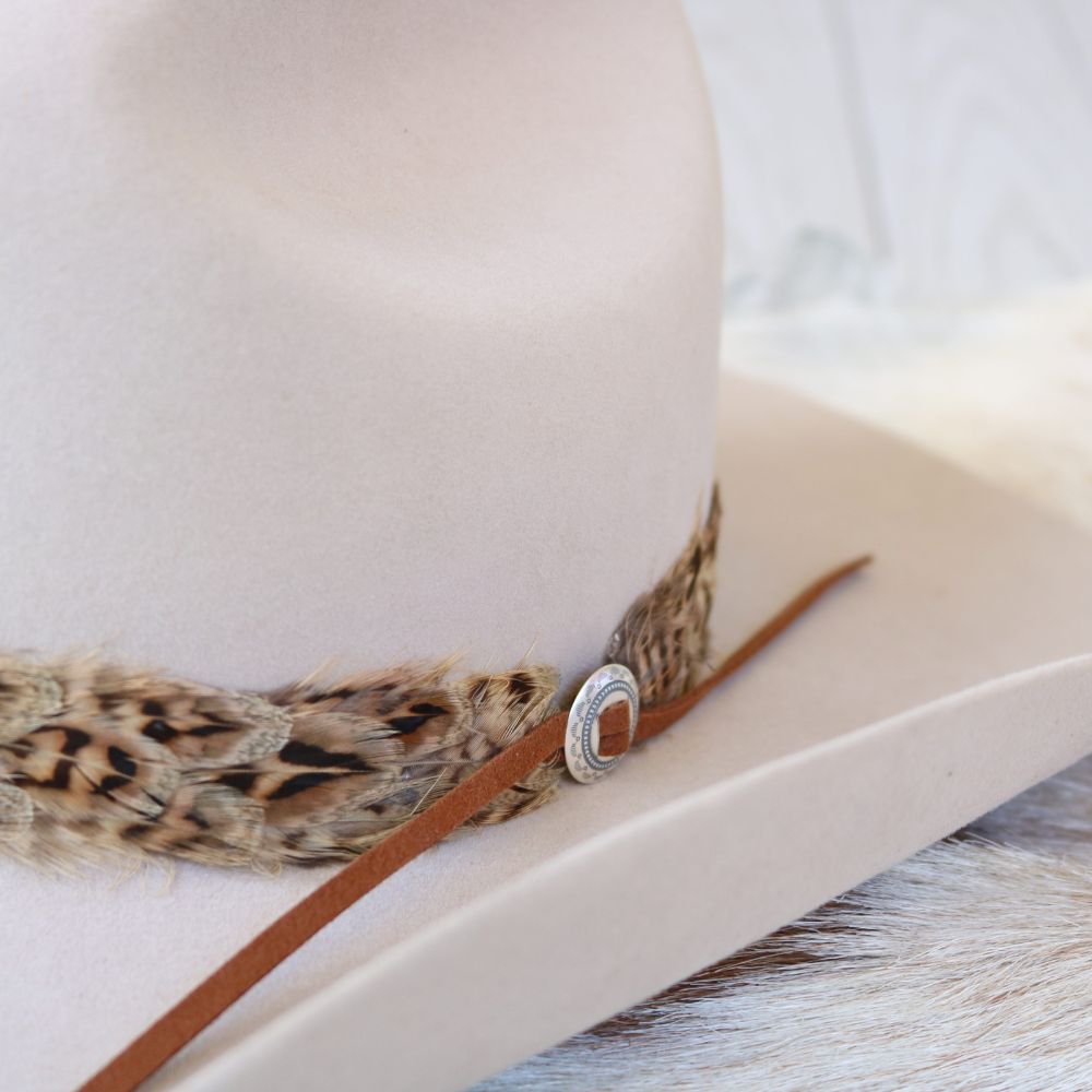 a close up of a hat