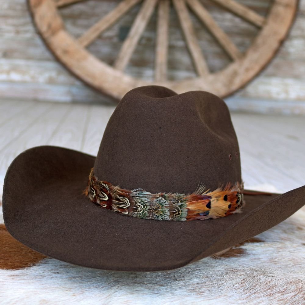 Western Feather Hat Band - Shikoba (short)