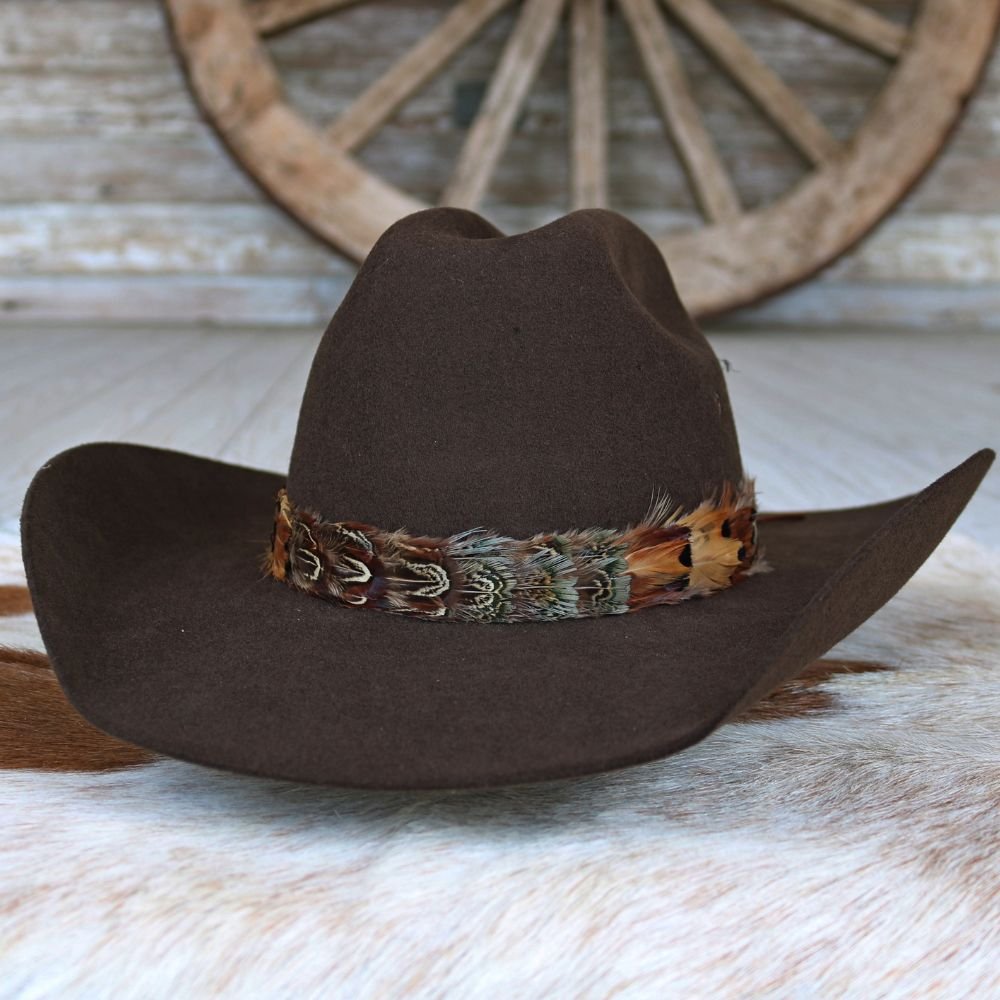 Western Feather Hat Band - Shikoba (short)