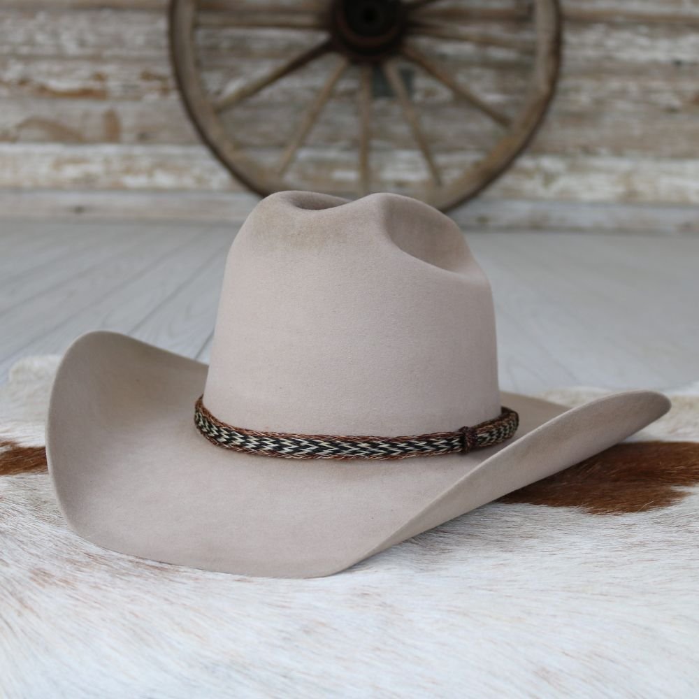 Horsehair Braided Hat Band - Buckskin