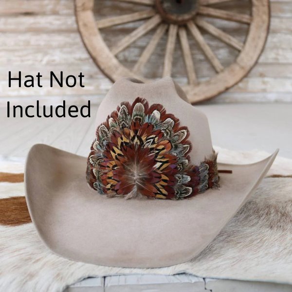 Feather Hat Band - Rowan