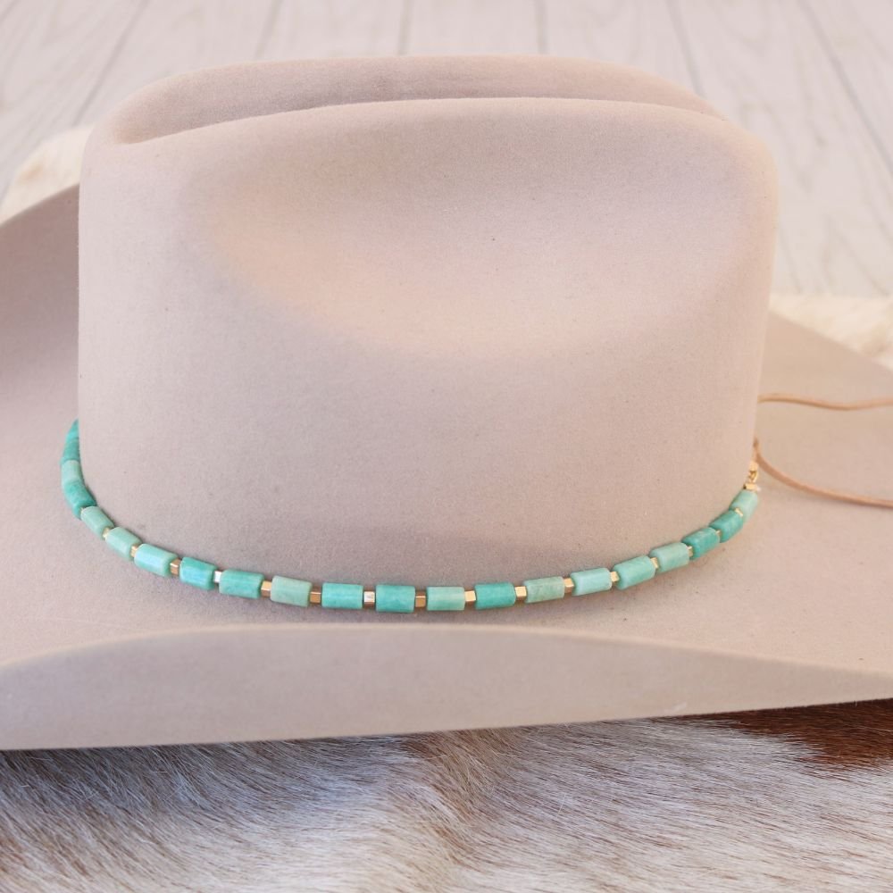 Amazonite Stone Hat Band - Solace