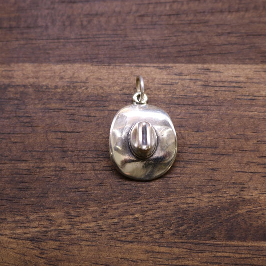 Cowboy Hat Charm Sterling Silver