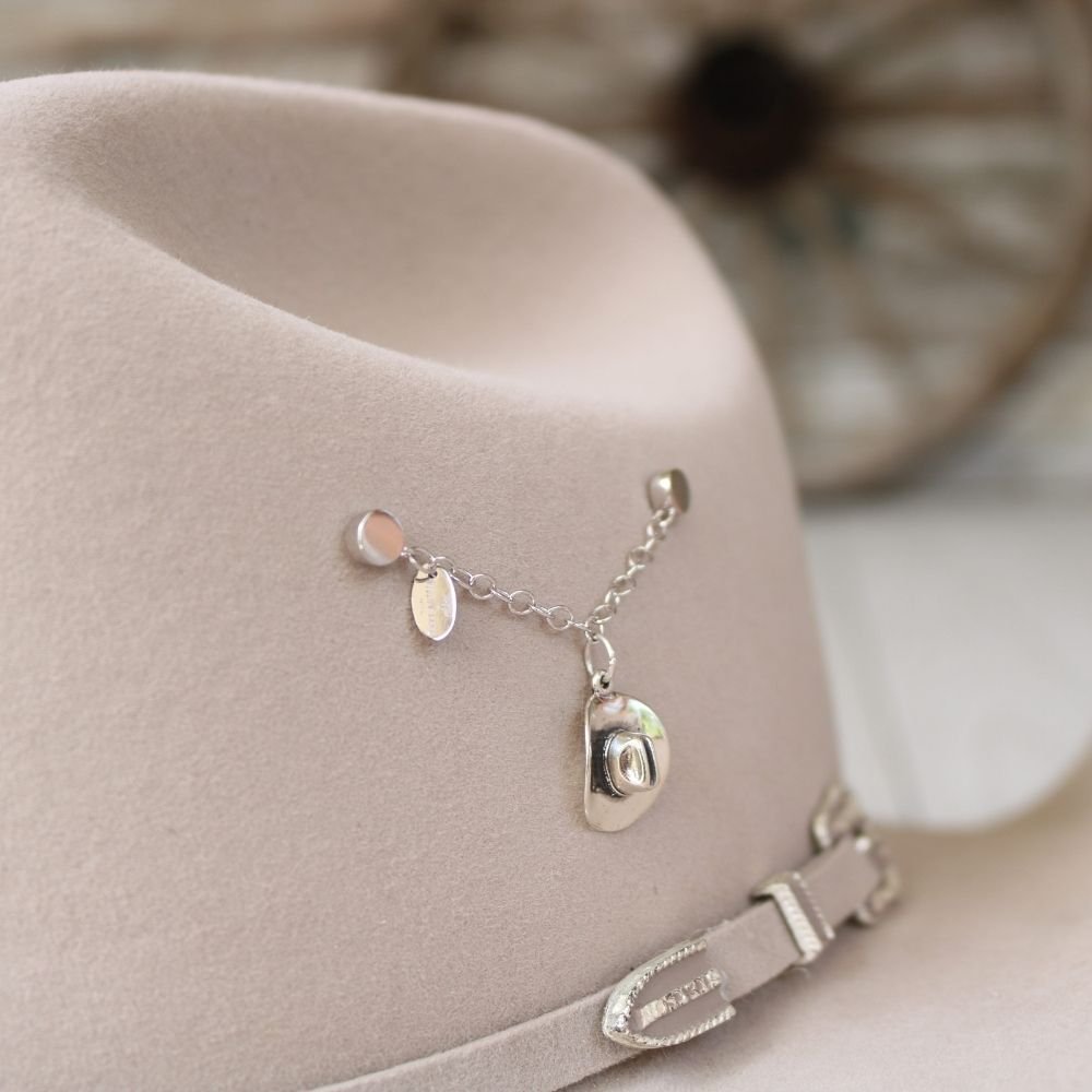 Cowboy Hat Charm Sterling Silver