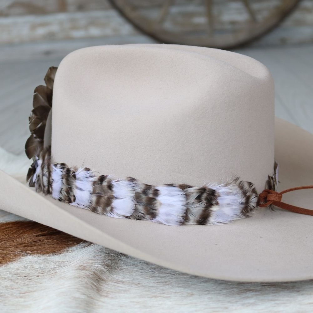 Western Feather Hat Band - Osprey