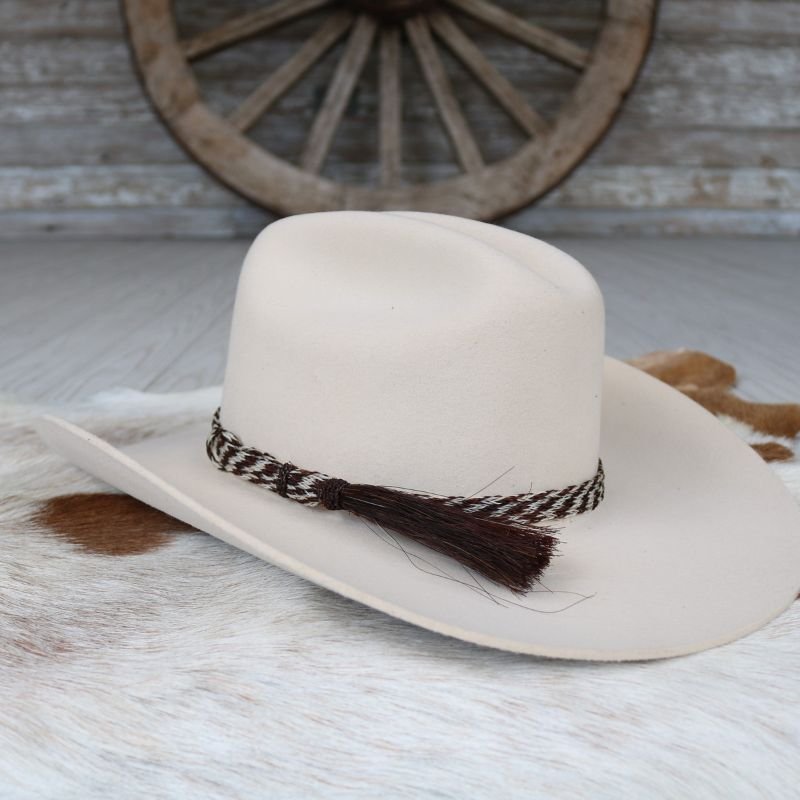 Horsehair Braided Tassel Hat Band - Arlo