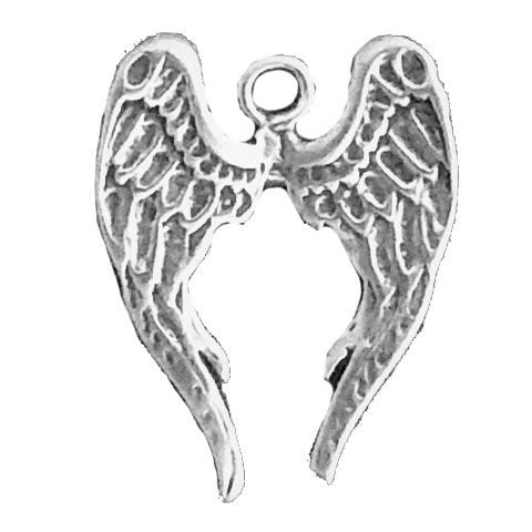 Angel Wings Charm Sterling Silver