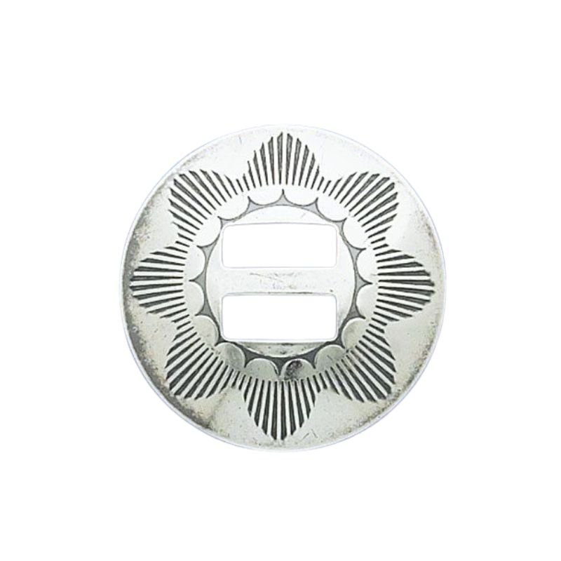 1.5" Slotted Stamped Concho .925