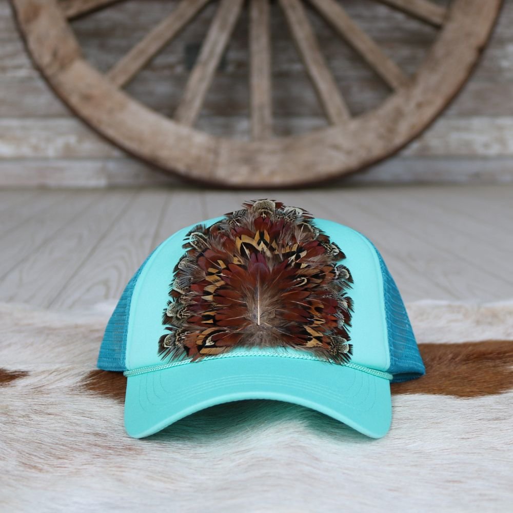 Feathered Trucker Caps