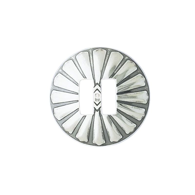 1.5" Slotted Sterling Silver Concho .925