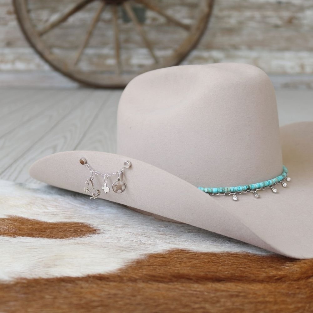 Sheriff Star Charm Sterling Silver