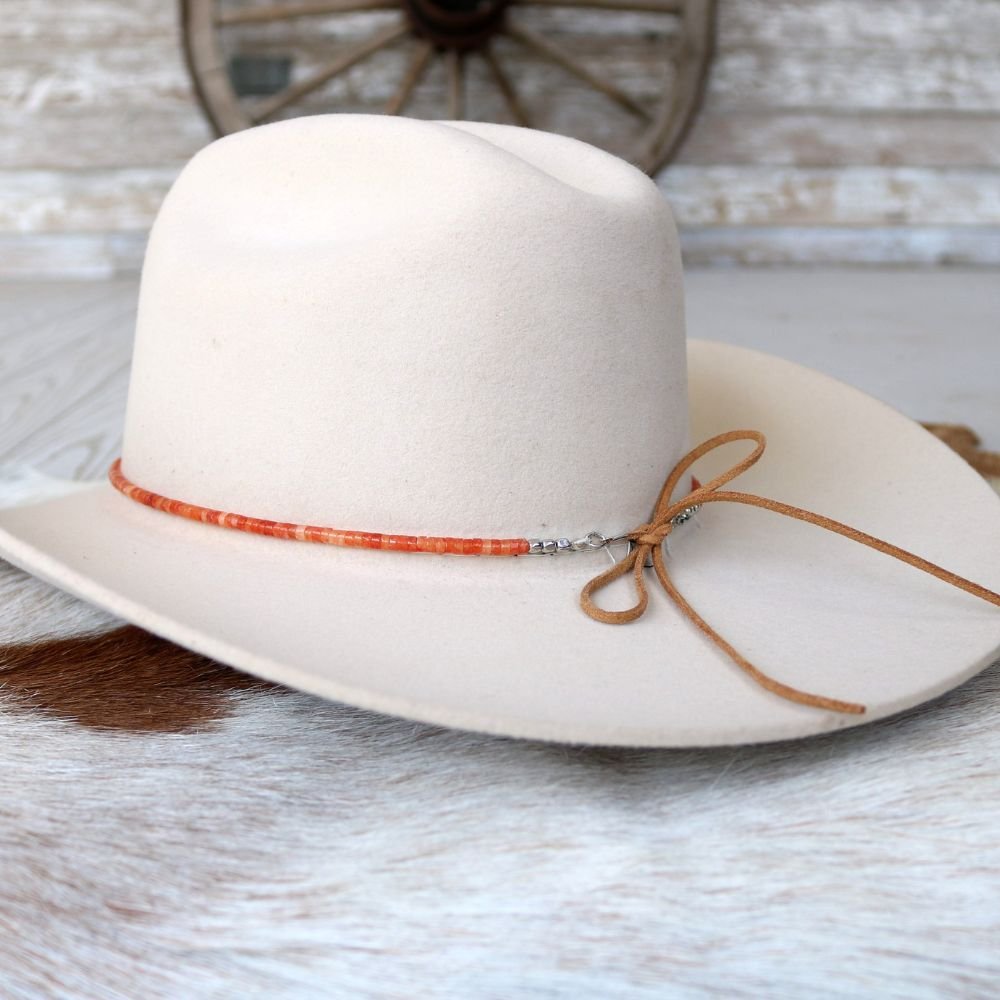 Orange Sunstone Hat Band