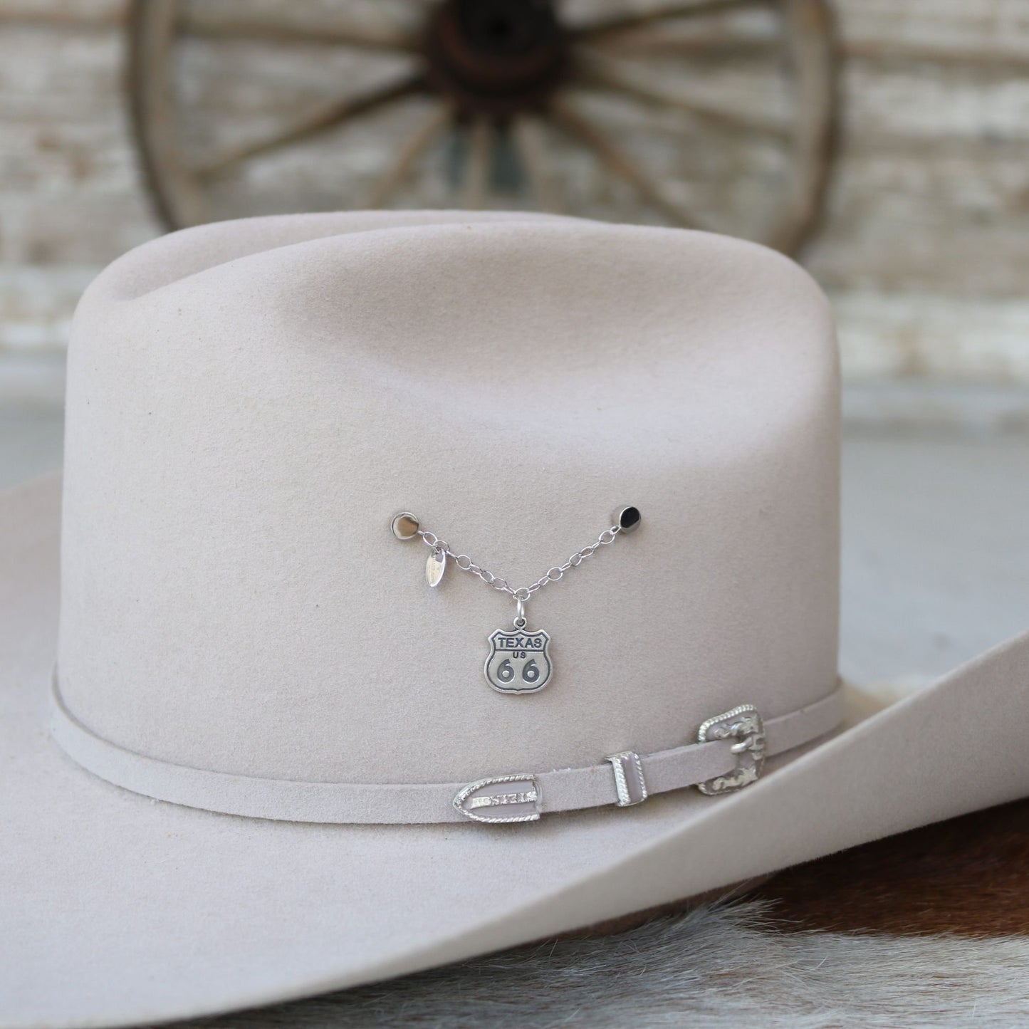 Route 66 Charm Sterling Silver