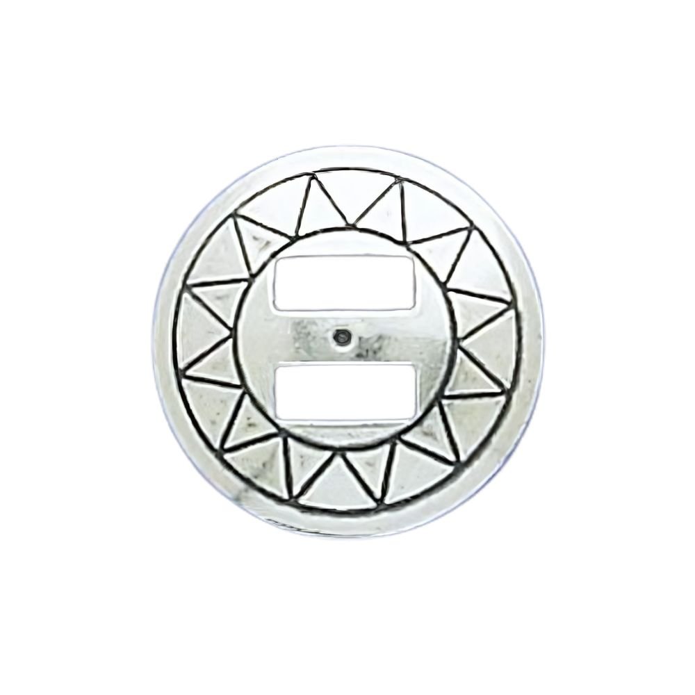 3/4" Sterling Silver Slotted Concho