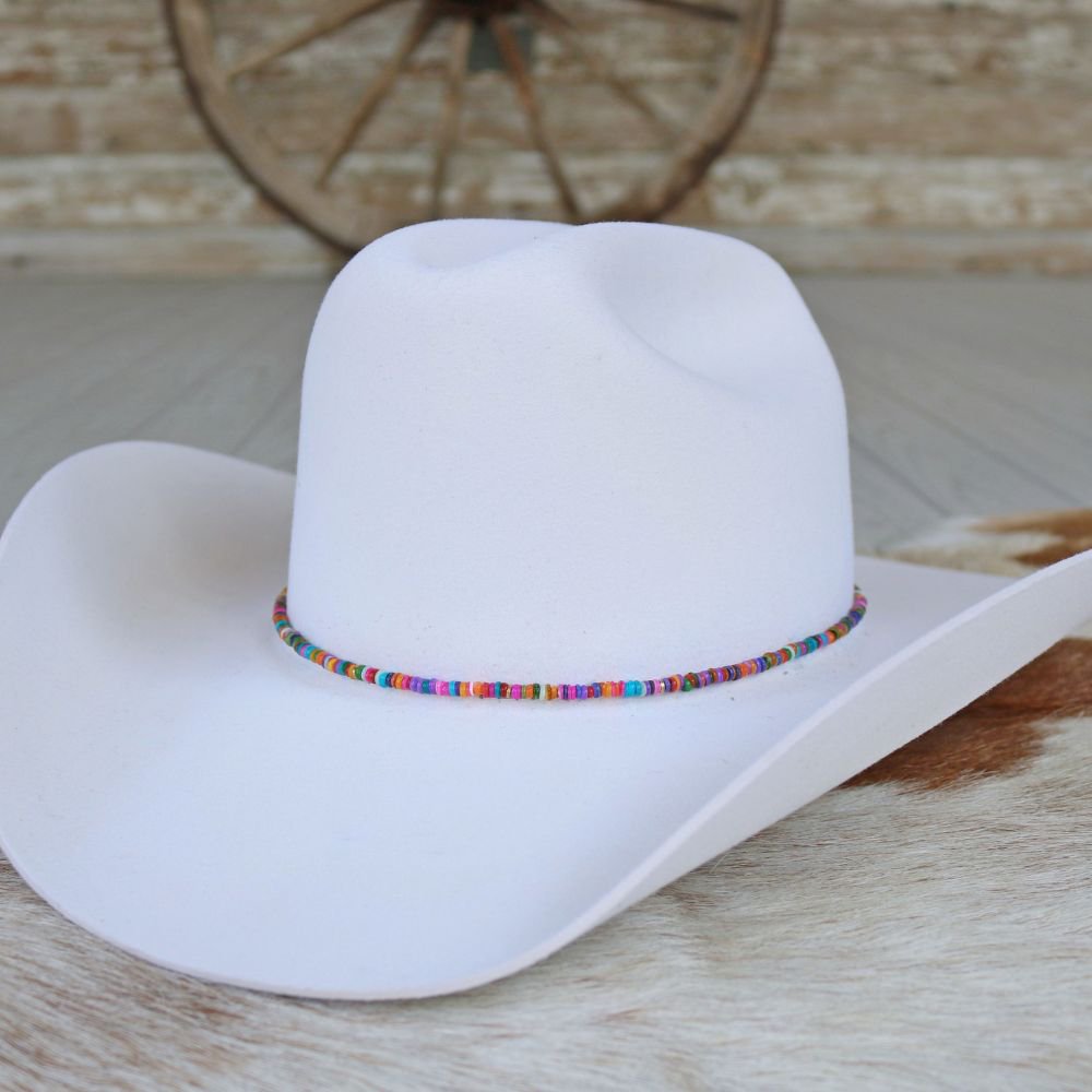 Rainbow Shell Hat Band - Frankie