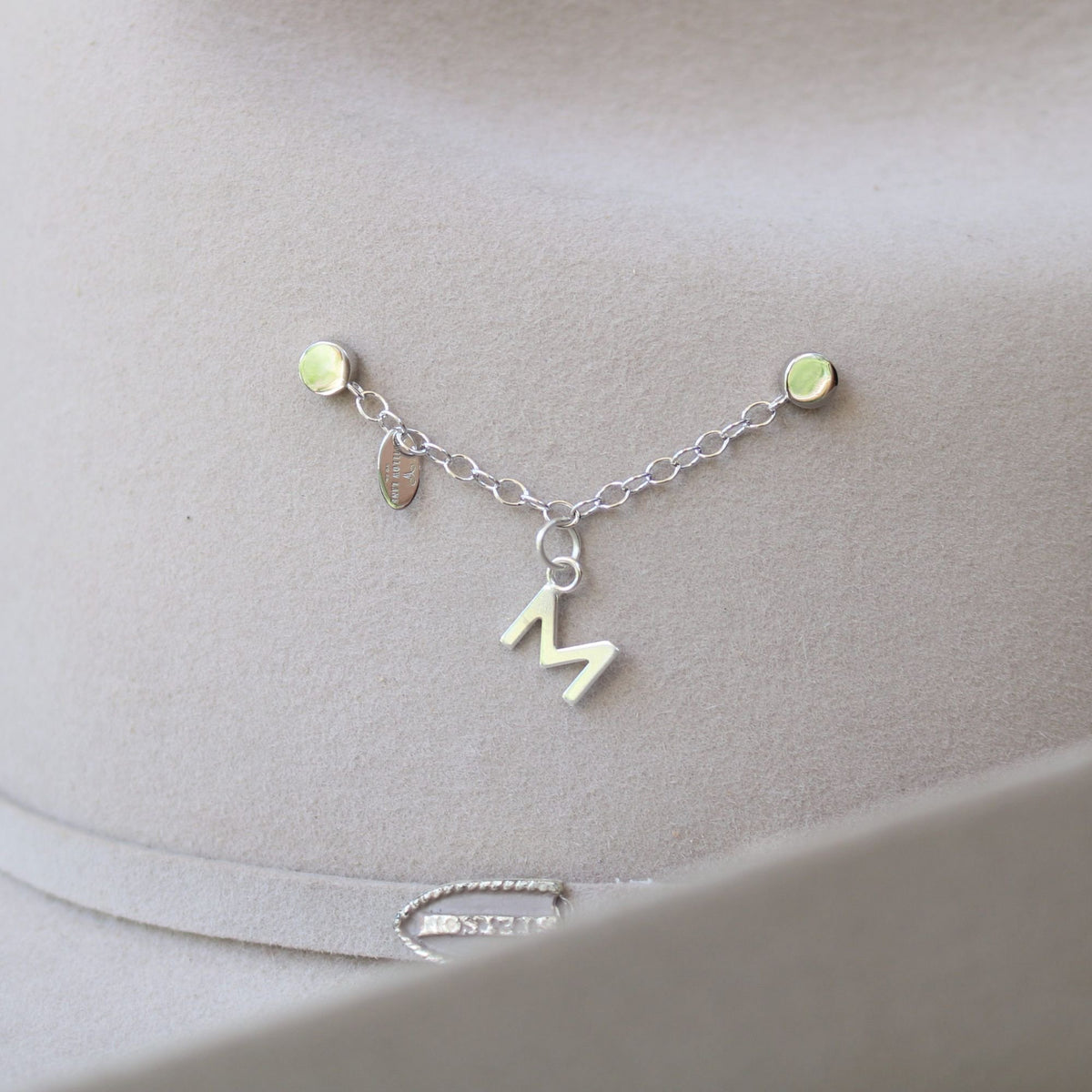a necklace on a mannequin