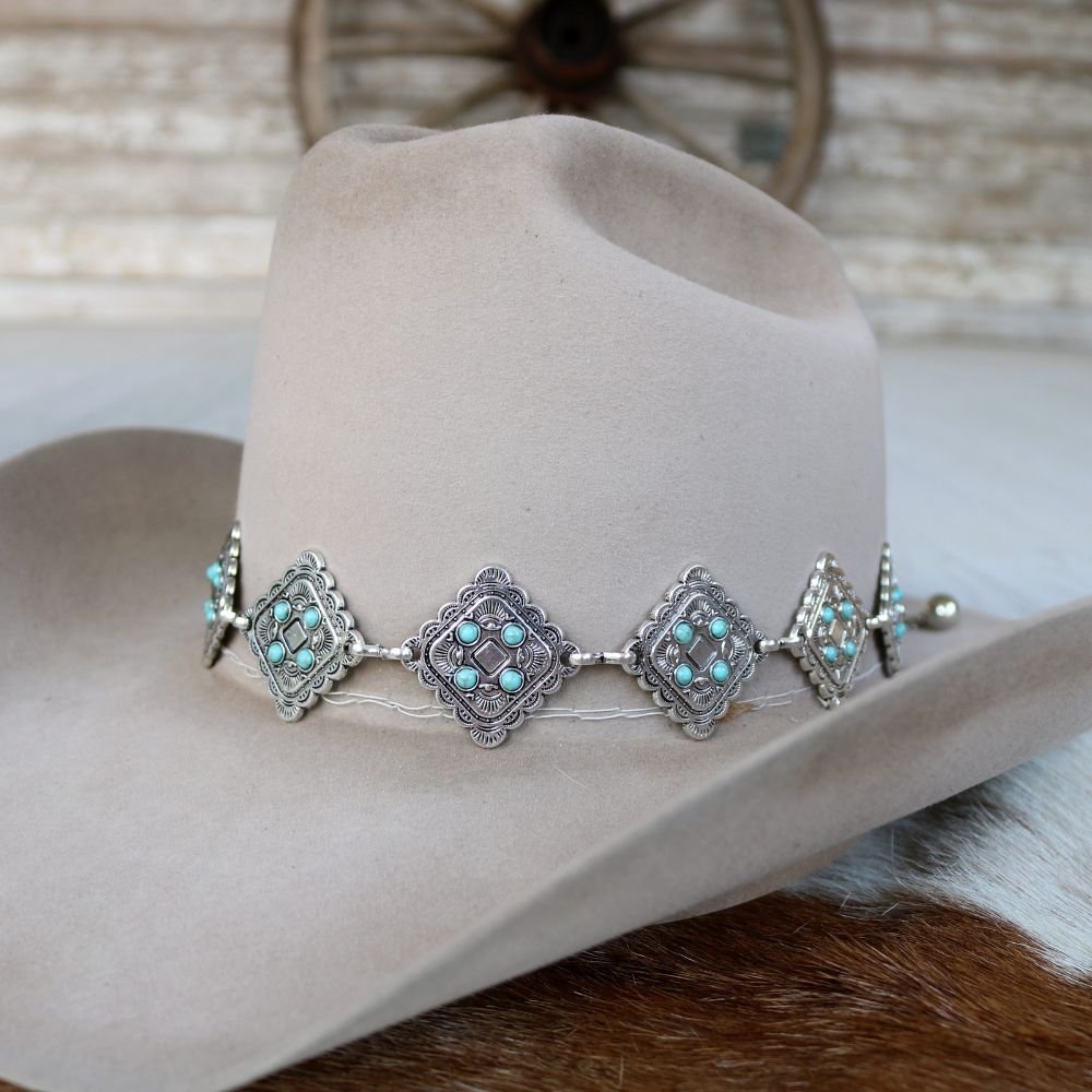 Silver Concho Hat Band - Sundancer