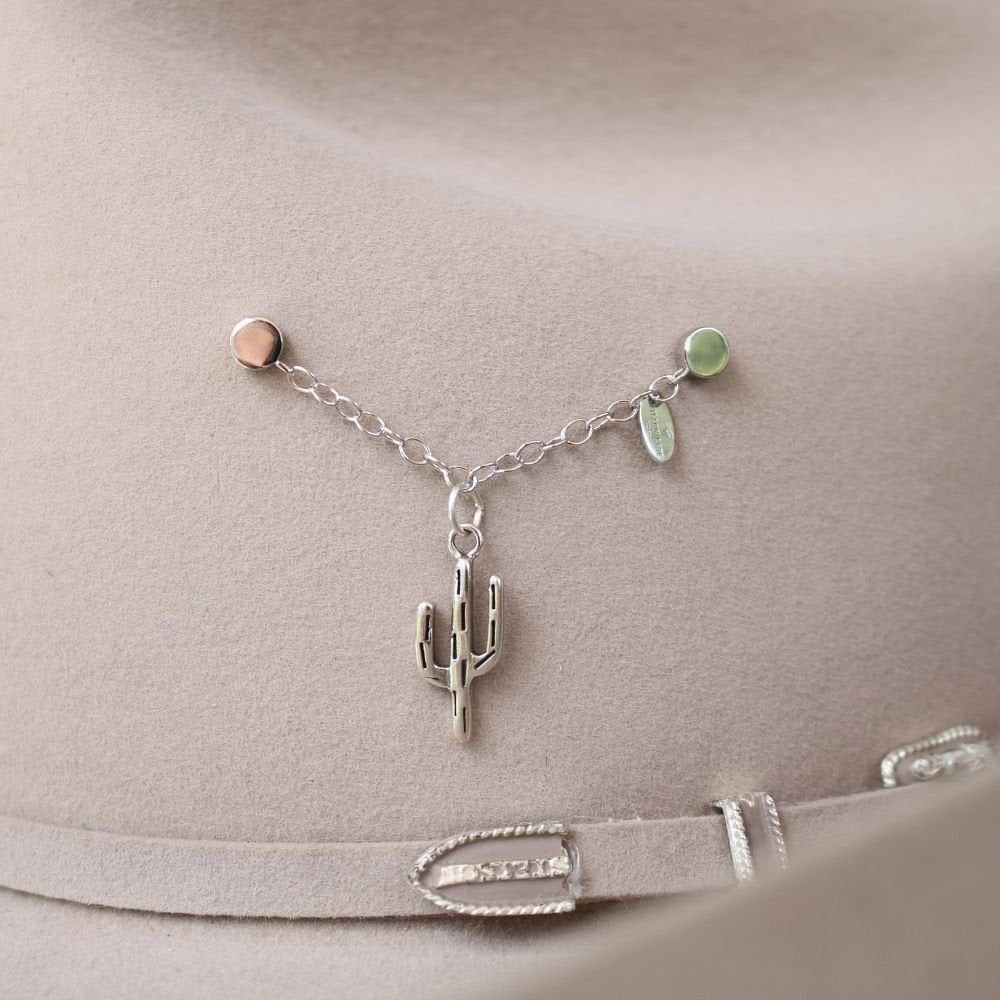 Cactus Charm Sterling Silver