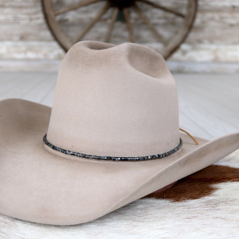 Black Jasper Stone Hat Band