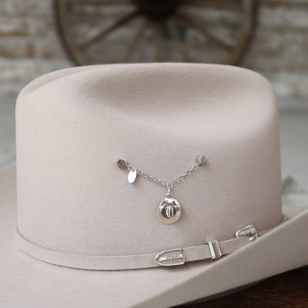 Cowboy Hat Charm Sterling Silver