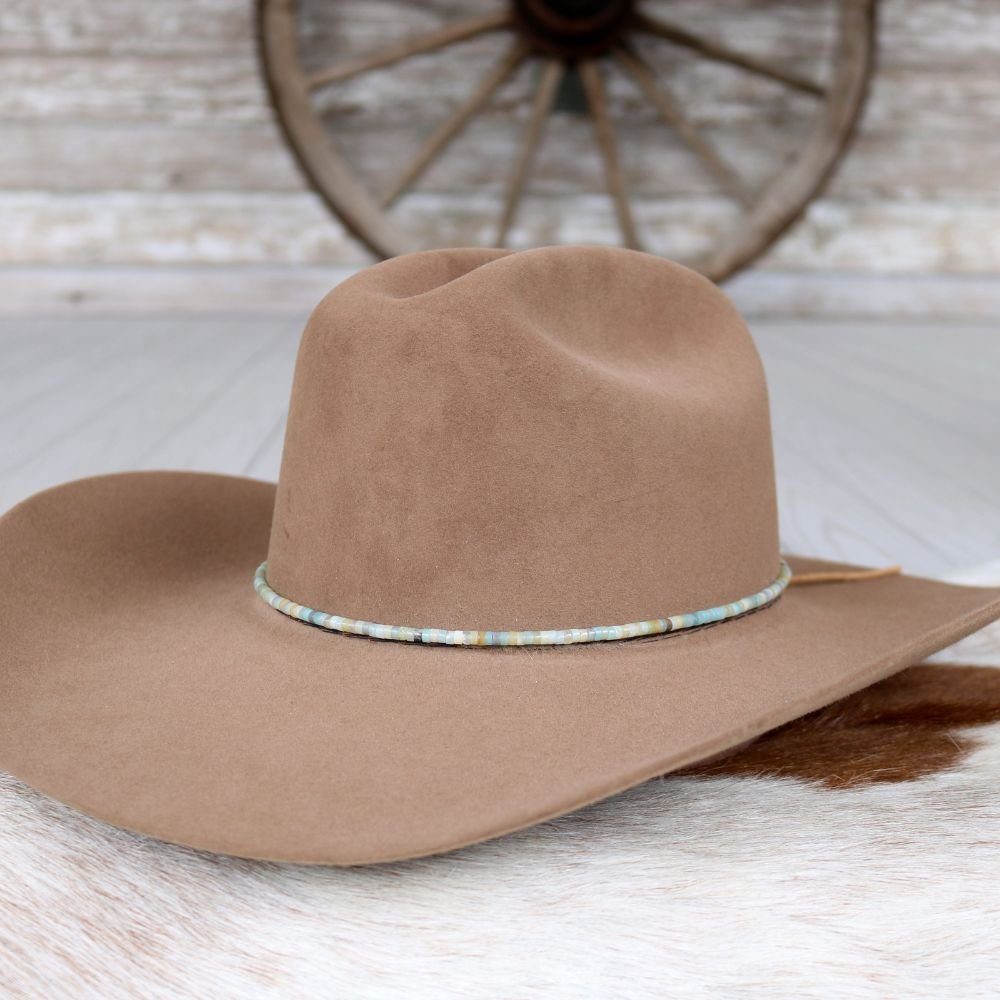 Amazonite Stone Beaded Hat Band