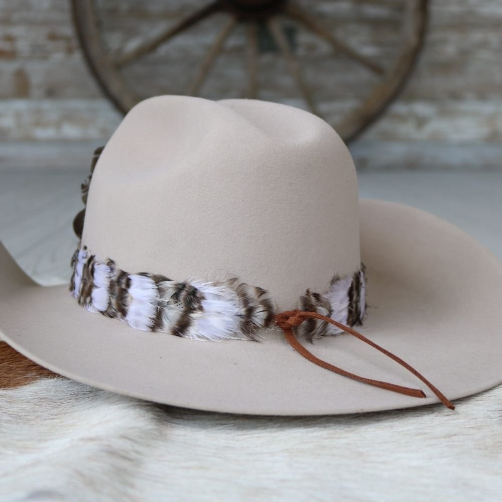 Western Feather Hat Band - Osprey