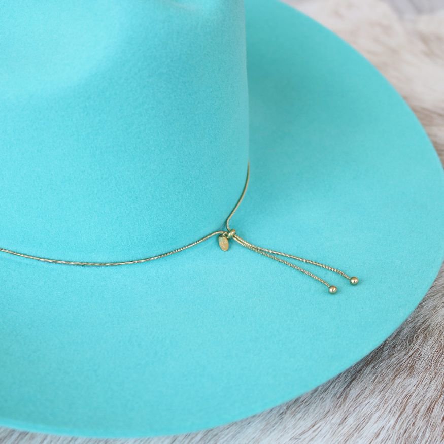 Gold Plated Snake Chain Hat Band