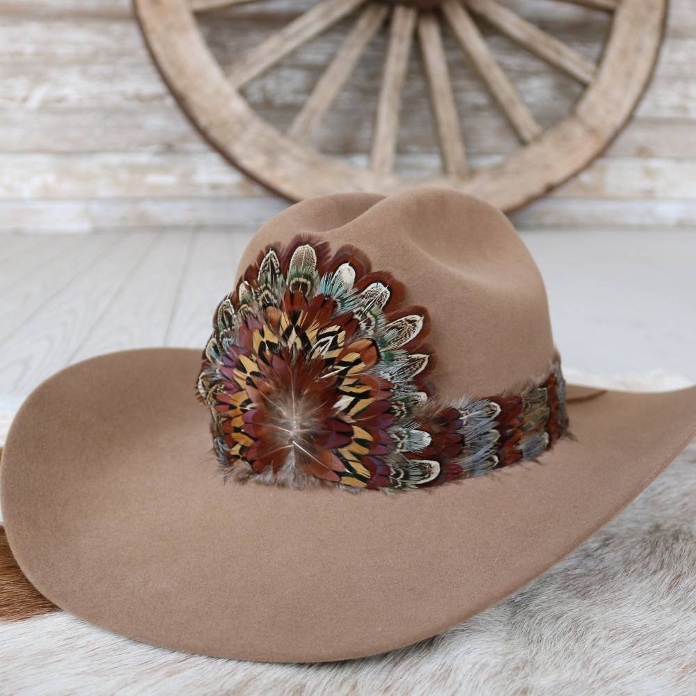Feather Hat Band - Rowan