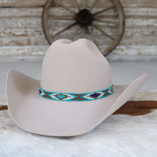 Western Beaded Hat Band - The Cove