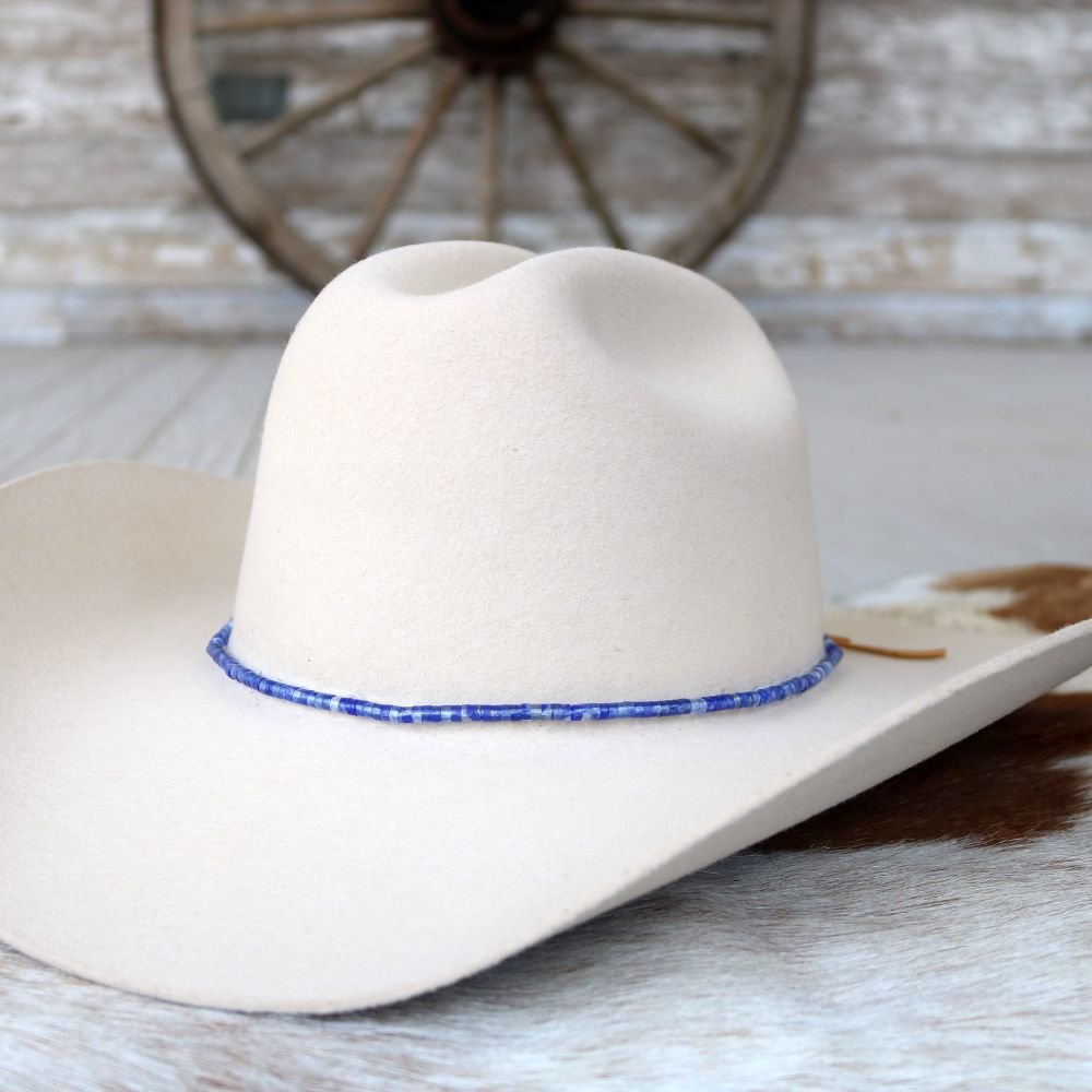 Blue Stone Hat Band