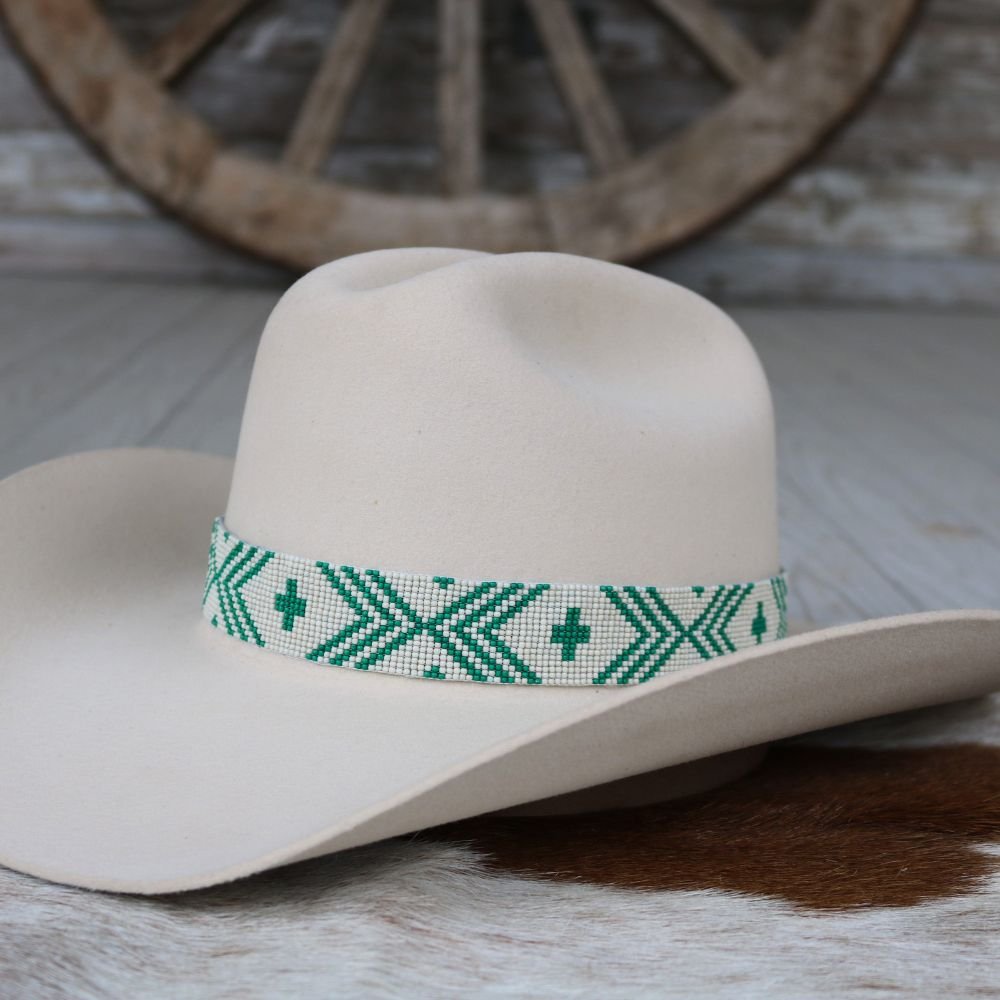 Western Beaded Hat Band - Oasis