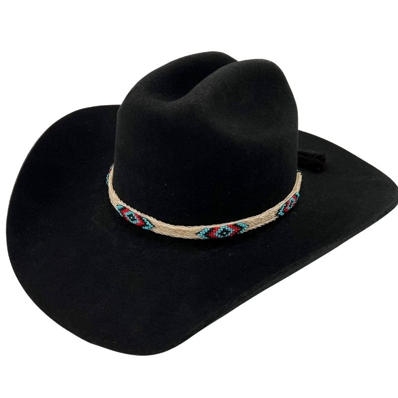 Horsehair Beaded Hat Band - Cheval